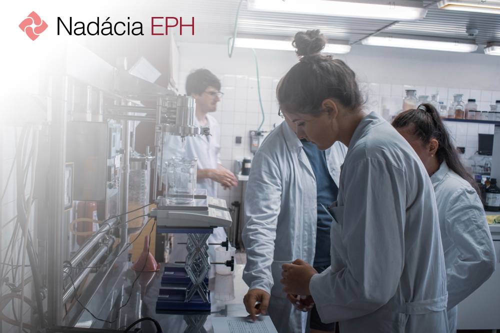 Nadácia EPH rekonštrukcia laboratórií chemické inžinierstvo
